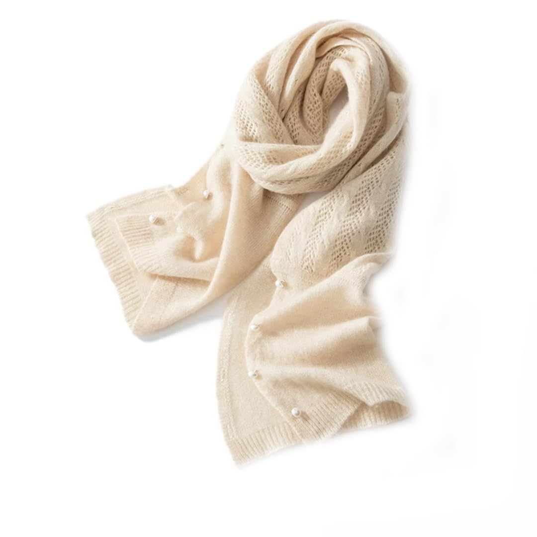 Lmtossey Primavera Autunno Donna Cashmere Sciarpa Solido Caldo Cashere Scialle Knittd Jacquard Neck Wraps