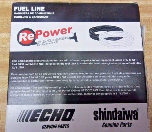 90014 (4 Pieces) Echo Genuine Fuel Line 25 Foot Roll 3x5 mm for Small Engine and E-Book in A Gift