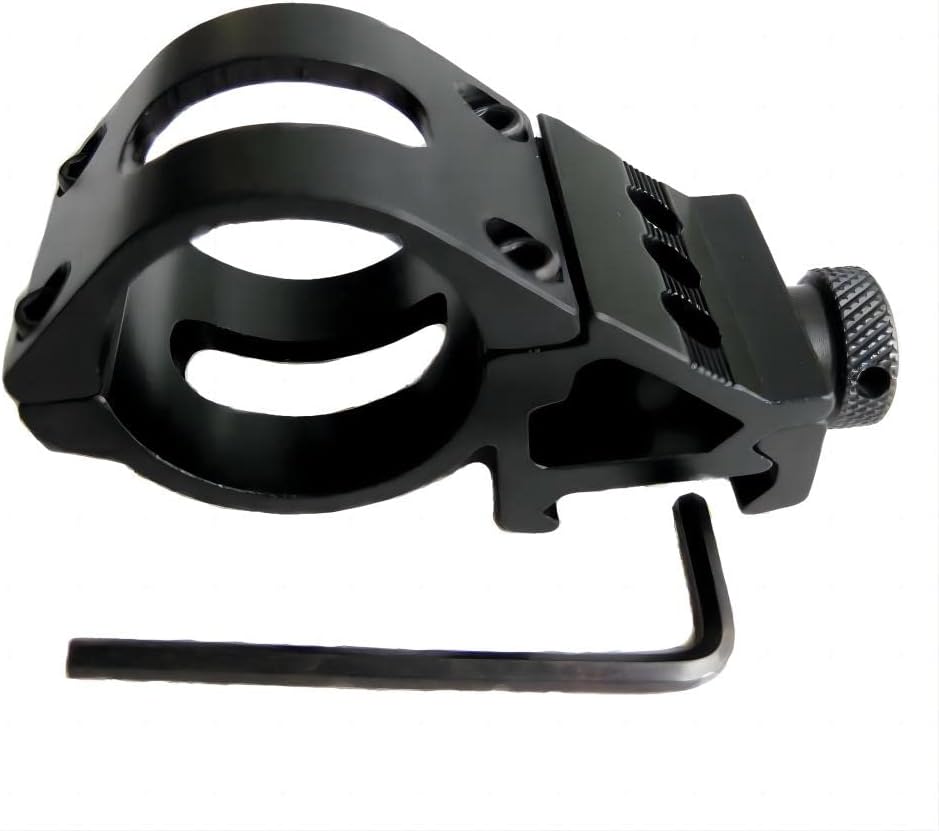 Mastiff 30mm Diameter Ring 20mm Picatinny Rail 45° Degree Quad Offset Weaver Tactical Flashlight Laser Scopes Rifle Side Mount : Sports & Outdoors