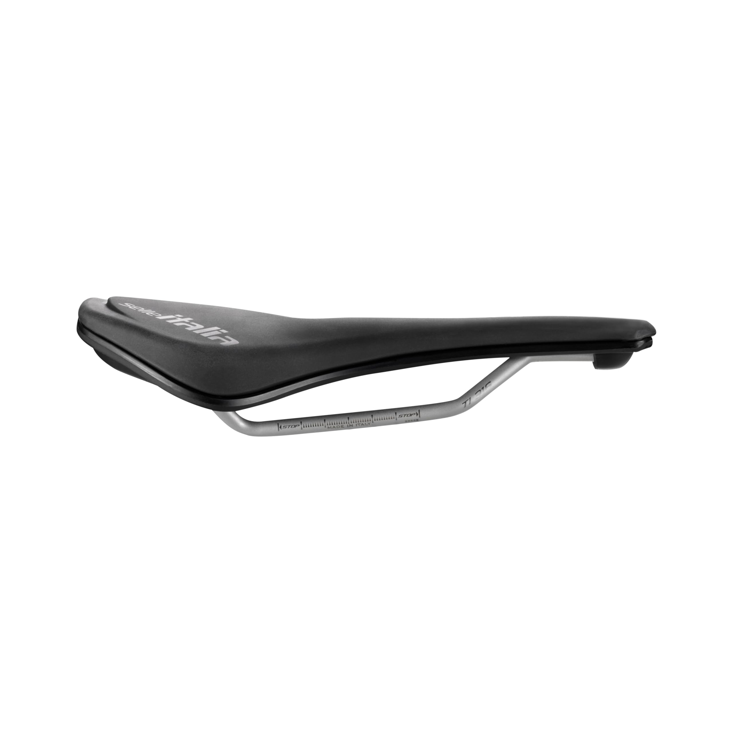 Selle Italia MODEL Y - Sella Bici MTB, Green 100% Sostenibile, Bicicletta Off-Road, MTB e e-bike, Telaio in TI 316 Leggero e Ultra-Resistente - Taglia unica L2, Nero