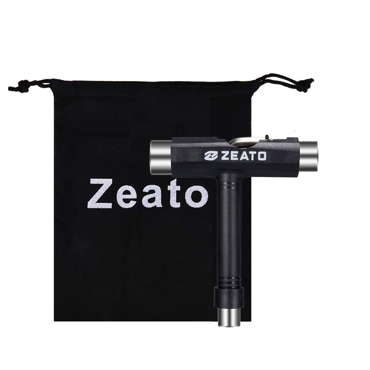 Zeato AllinOne Skate Tools MultiFunction Portable Skateboard T Tool