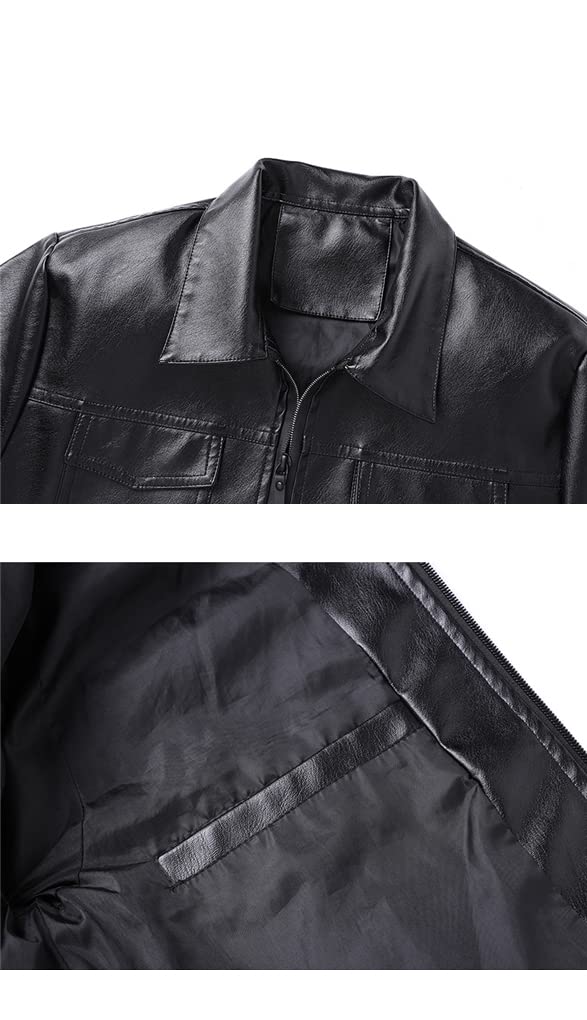 Jegsnoe Giacche In Pelle Da Uomo Giacca Da Moto Casual In PU Da Uomo Primavera Autunno Giacca In Pelle Da Uomo