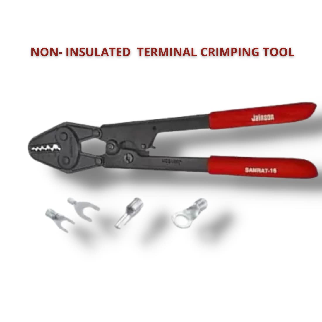 JAINSON SAMRAT 16 Non Insulated Terminal Crimping Tool (0.5mm? to 16mm?) 1