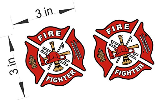 Firefighter Maltese Cross / Pair / 3