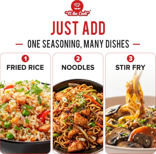 Image of EL The Cook Aromat Seasoning 1 kg (500g x 2 pack) | Gives Umami flavor instantly | Add to Indian or Chinese dishes like Fried Rice, Stir fry, Noodles | Multipurpose Mix for Chefs | 100% Veg; 500g x 2