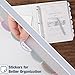 Mr. Pen- Clear Sheet Protectors with Tabs, 8 Tabs, 2 Sets, Clear Plastic Dividers for 3 Ring Binder, Insertable Index Page Divider Multicolor Tabs