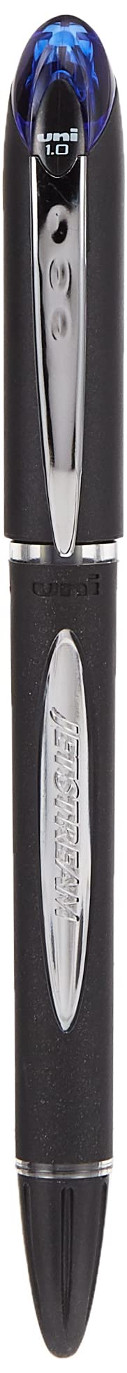 SX210 Jetstream Rollerball Pen- Rubber Grip 1.0mm Tip 0.7mm Line ,Blue [Pack of 12]