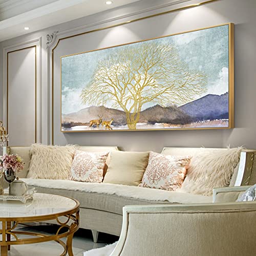 Diamant Peinture 5D kit arbre de fortune contre le stress, grand format 40x80