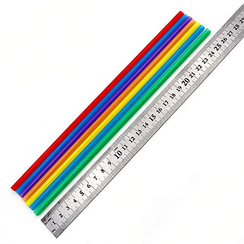 Mayata 300pcs Pitillos Desechables de Plástico Colorido miniatura 4
