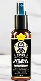 Tônico Ultra 120ml – Crescimento Natural para Cabelo, Barba e Sobrancelha