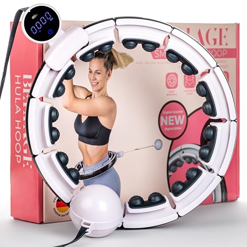 Bellage® Smart Hula Hoop Reifen Erwachsene und Anfänger - Hula Hoop mit...