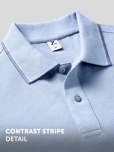 Image of XYXX Accent Men's Solid Cotton Polo T Shirt | Collar Tshirts | Half Sleeves | Solid-Slim Fit