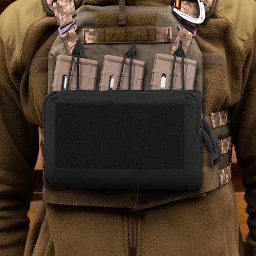 Tactical Mag Admin Pouch, Molle Triple Open Top Mag Pouch with