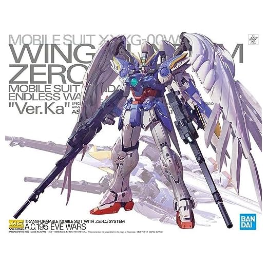 Bandai Hobby EW-02 1/100 High Grade Endless Waltz Wing Gundam Zero Custom Model Kit