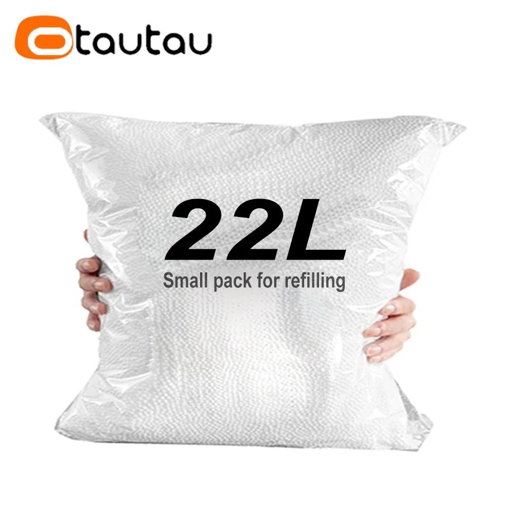 DreamNest Billes de Remplissage EPS 22L, 3-5mm, pour Pouf et Coussin, Ultra Légères, Haute Résilience
