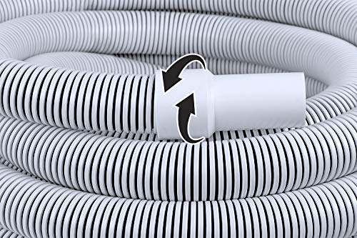 Poolmaster Commercial In-Ground Swimming Pool Vacuum Hose With Swivel Cuff, 1 1/2-Inch X 50-Foot #TOP3