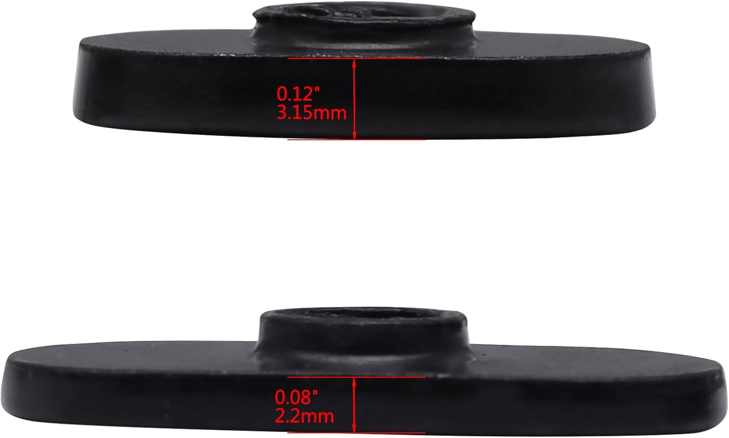 25 Packs 1/4-20 Steel Standard Slide in T-Nut, 10 Series T Slot Accessories, Hardware Nuts for Aluminum Extrusion