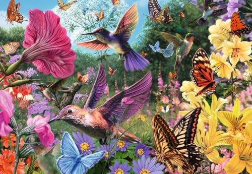 Ravensburger Feel Well - Hummingbirds and Butterflies - Rompecabezas de 200 piezas miniatura 2