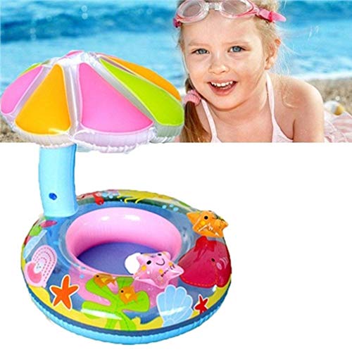 Image of Ellozia Inflatable Swimming Rings for Kids Baby Water Float Toddler Swimming Ring | Multi Color