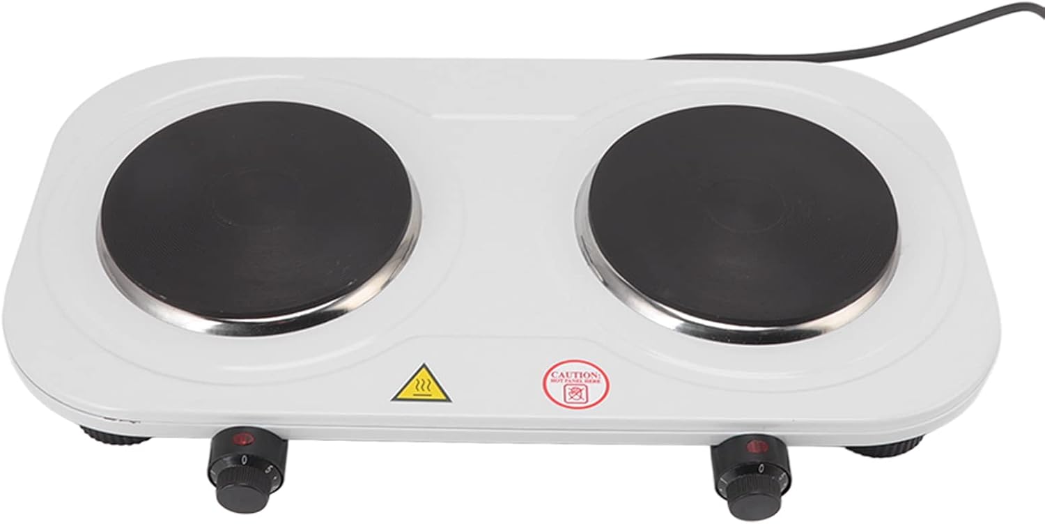 Estufa Eléctrica Doble 2 Puestos 48 cm 110V