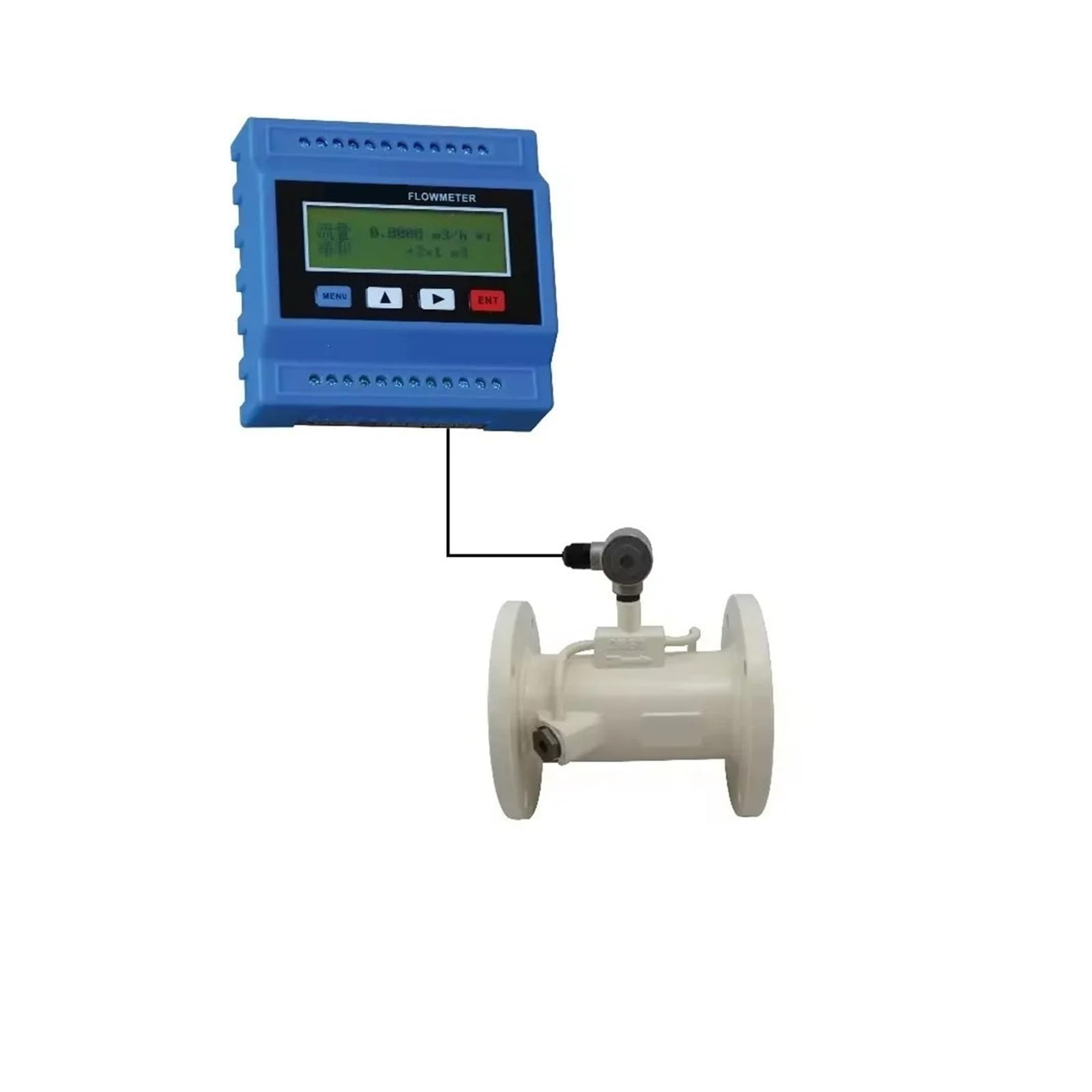TUF2000M cyfrowy modułowy ultrasoniczny przepływomierz TS2 TM-1 TL-1 Przetwornik, opcjonalny zakres pomiaru DN15-6000 mm (TUF-2000M TM-1)