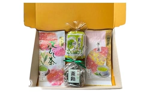 [ 静岡茶 ] 浦野製茶 特製セット A [つゆひかり さえみどり 粉末緑茶(2g×30本) 茶飴(約30個)] 茶 お茶 緑茶 日本茶 茶葉 粉末 国産 静岡県産 袋井市