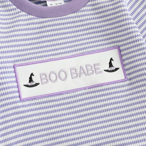 Halloween Toddler Baby Girl Outfit Cute Long Sleeve Print Sweatshirt Top Pants Fall Winter Pumpkin Clothes4