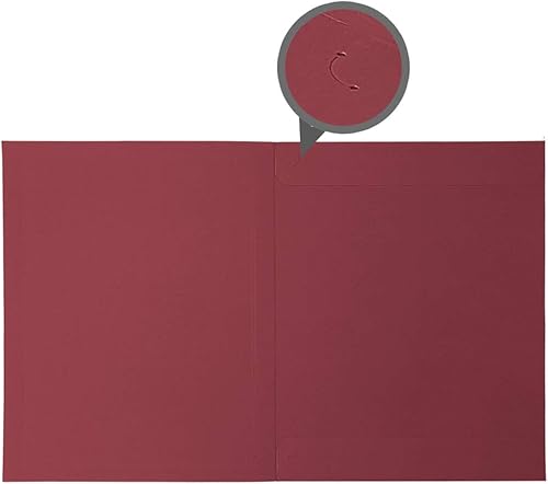 Vista 4 de SUNEE Titulares de certificados (borgoña, 50 paquetes), cubre diploma, borde de lámina dorada, para certificados de tamaño carta de 8.5 x 11