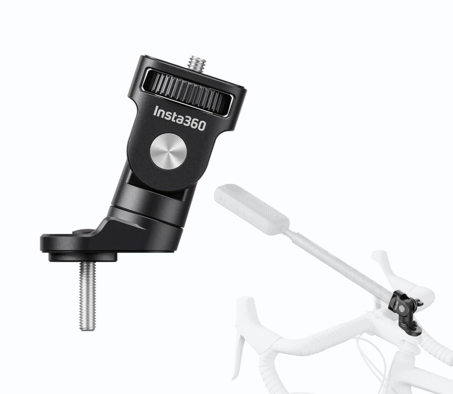 Insta360 Soporte para Auriculares de Bicicleta para X3, X4, Ace/Ace Pro, GO 3/3S. Soporte Ajustable Ligero y fácil de Usar