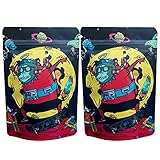Whefory Storage Bags 3.5(100Pcs),Zip Lock Food Storage Bags，Printed Design Stand Up Pouch, Size...