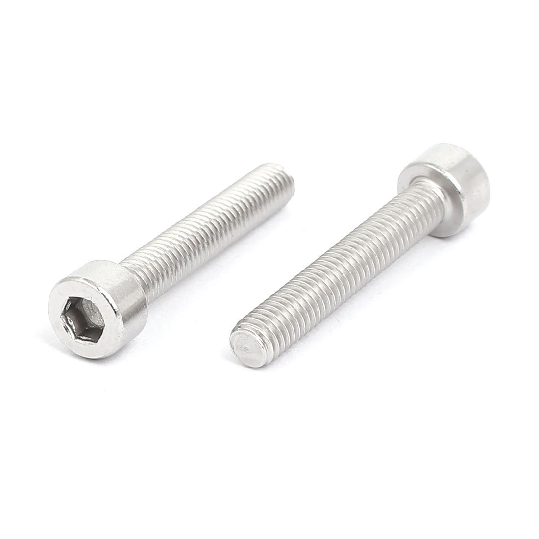 Lot De 8 Vis à Tête Hexagonale Creuse M5x30 – Inox 316, Filetage Intégral, Pas 0,8 Mm