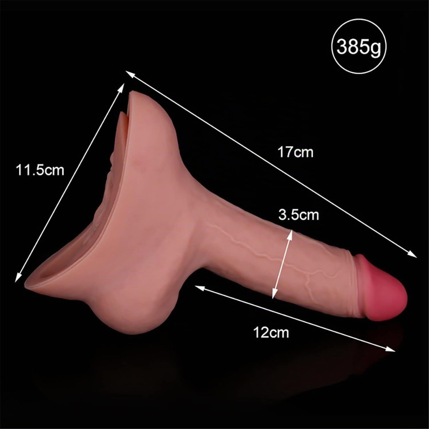 Stehendes Urinal Weiche Silikon Realistischer Dildo, Frauen Cross Dressing Penis, Analdildo Analplug Butt Plug G-Spot Stimulator Sexspielzeug für für Crossdressing Transgender Shemale