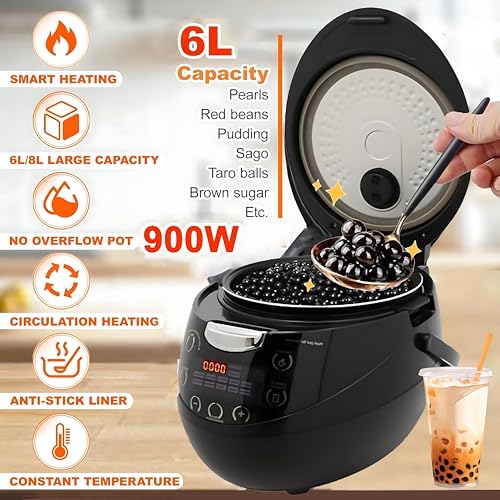 Machine à thé à bulles automatique anti-adhérence pour snack-bars