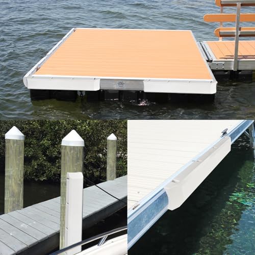 Boat Dock Bumpers for Edge,Piling Post Fender Dock Bumpers for Piling/Post/Pole/Pylon,Dock Fenders Bumpers Marina Bumper for Docking Boat,Straight Edge,Vertical Poles,Horizontal Deck,Marine-Grade,48” by JYINCPED - Image 7