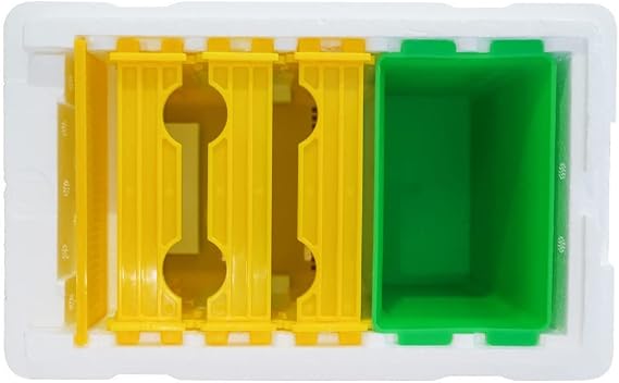 Queen Mini Bee Mating Nuc Box Queen Bee Breeding Box Pollination Box Foam Frames Beekeeping Tool Beekeeping Equipment Mating Nucs Hive Beekeeper Supplies