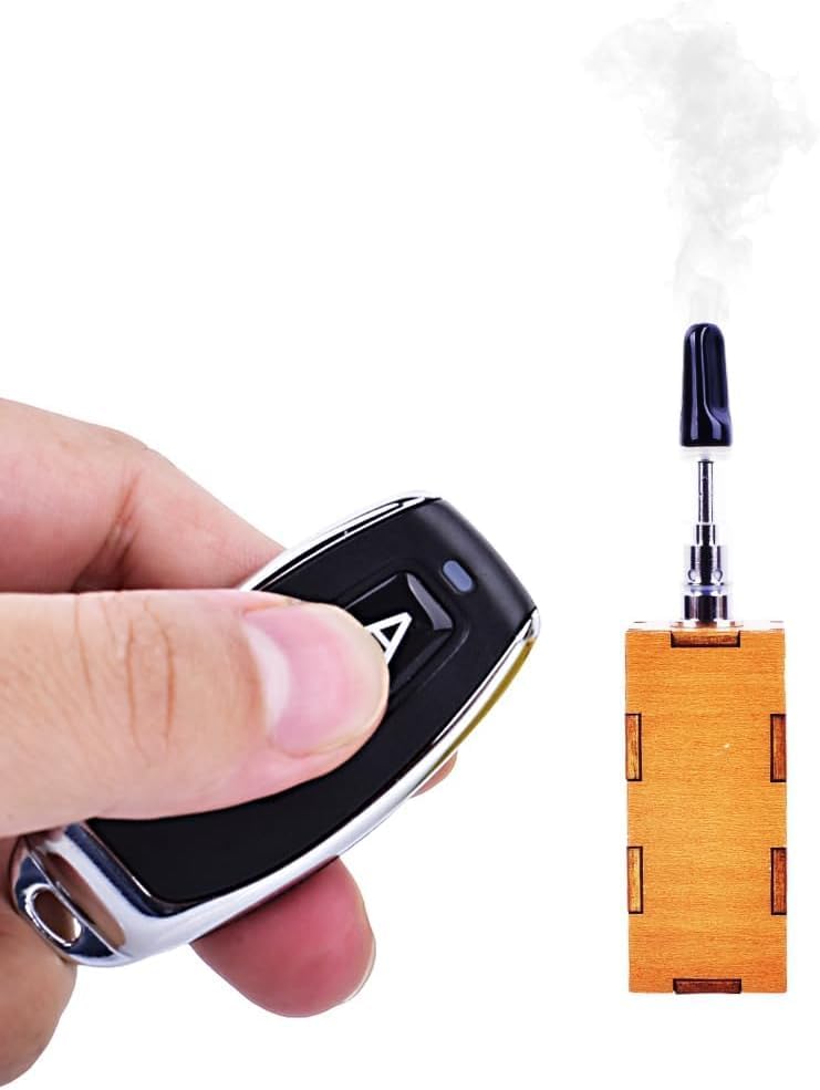 Mini Handheld Smoke Machine for Photography Scenes - Portable Fog Effect Device with Remote Control, Ideal for Magic, Cosplay, and Special Effects (small)