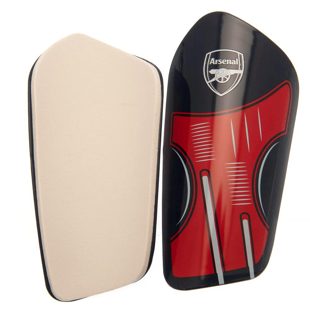Arsenal DELTA Slip-In Shin Guards - Junior, Red - Image 2