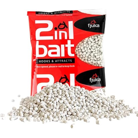 Fjuka 2in1 Micros - 3mm Hook Bait. The soft feed pellet & attractant (white) Cover