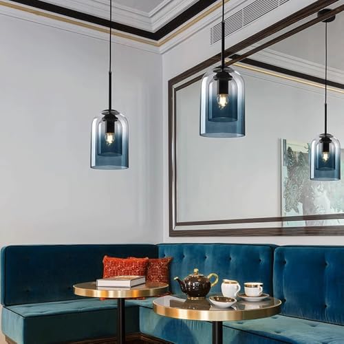 Lámpara colgante de cristal para decorar tu balcón acristalado y comedores modernos 4