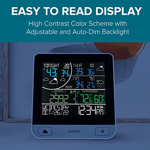 La Crosse Technology V15-Th Wi-Fi Multi-Day Forecast Digital Weather Station #TOP4