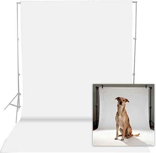 Fotowand Hintergrund Weiss, 3 Größen Hintergrund Fotorahmen, Großer Faltbarer Fo