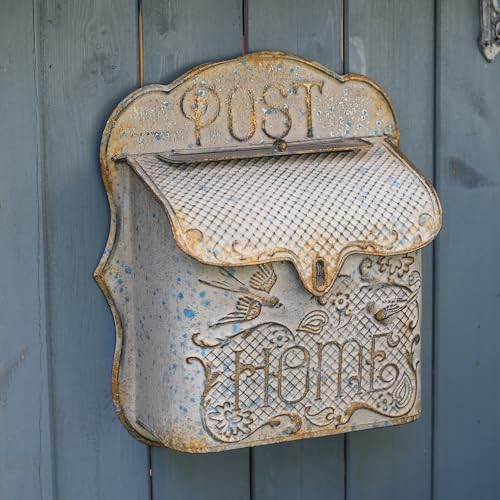 BIG FORTUNE Wall Mount Mailbox for House Outside Vintage Metal