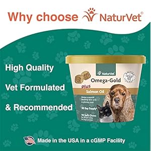   NaturVet--Omega-Gold-Plus-Salmon-Oil-Supports-Healthy-Skin-Glossy-Coat-Enhanced-with-DHA-EPA-Omega-3-Omega-6-for-Dogs-Cats-90-Soft-Chews