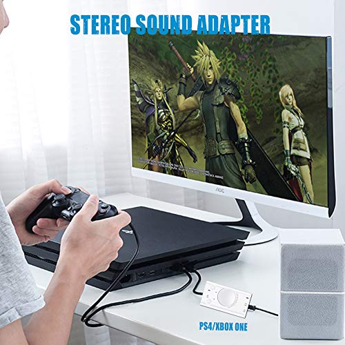 External USB Sound Card, PHOINIKAS USB to Audio Jack Adapter with 3.5mm Headphone and Microphone Jack, Volume Control, Stereo Sound Card Plug Play, for Windows, Mac, Linux, PC, Laptops, Desktops - Thumbnail 7