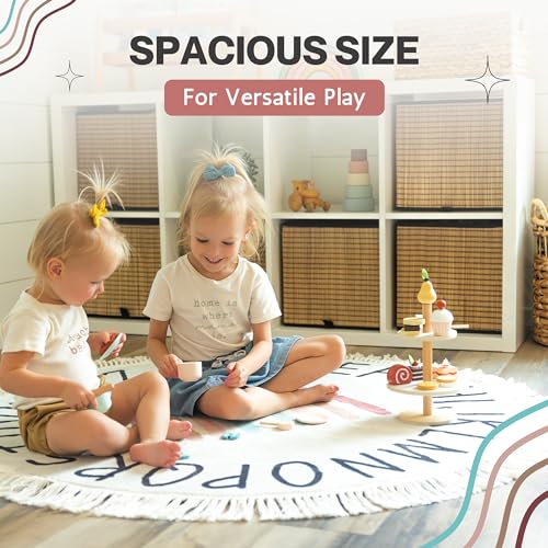 Whitleyreese&Co ABC-RUG Rug - 4Ft Lovely Boho Rainbow Rug thumb #5