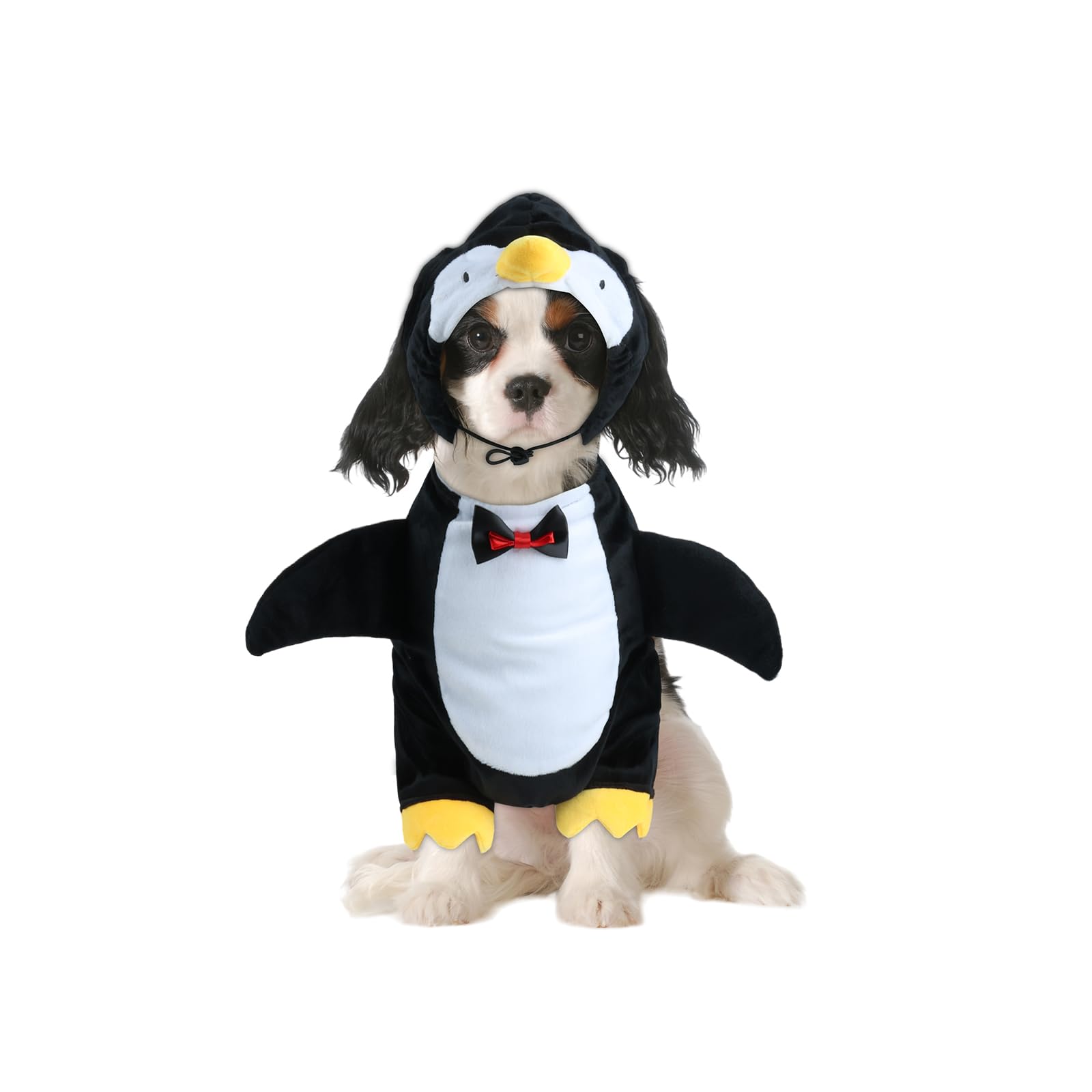 HOTUMN Disfraz de pingüino para perro, disfraz de Halloween, lindo y divertido, disfraz suave para perro, cosplay, Halloween, Navidad, fiesta, gato, cachorro (XS)
