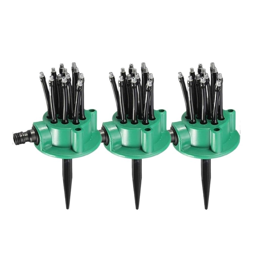 Bigbibi 3Pcs 360° Rotating Multi-Head Garden Sprinkler - Automatic Watering System For Lawn, Yard, And Plant Irrigation(3Pcs)