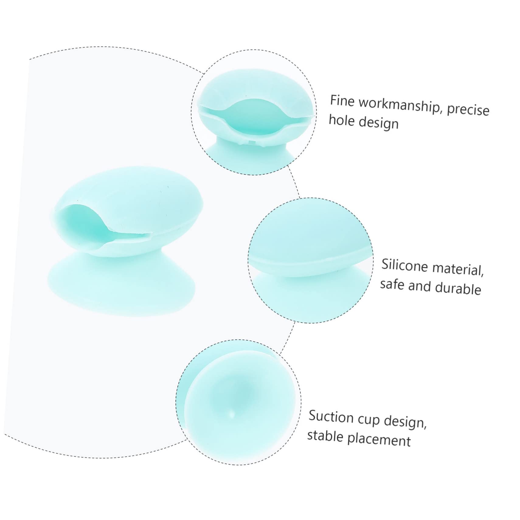 Gogogmee Silicone Lip Brush Covers 10 Pieces Lip Balms Brush Cover Lip Travel Size Sturdy for Home Office School