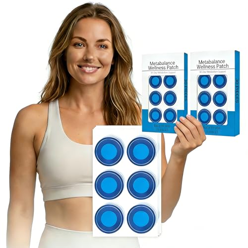60 PIECES (30×2-BOX) Metabalance Weightloss Patches Berberine Patches for Women & Men Natural Plant Extracts Gentle Soothing for Sensitive Skin Wellness Support Patch for Daily Body Management