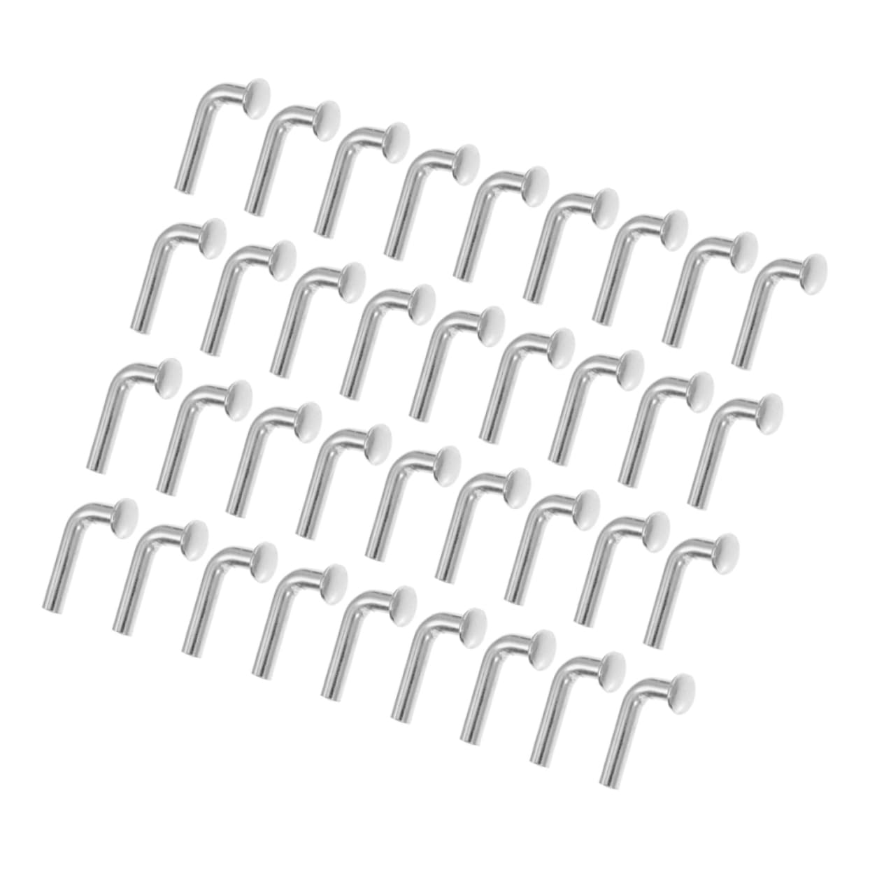 Cabilock 50pcs Heavy Duty Pallet Rack Drop Pin Galvanized Safety Clip Latch j Bolt for Pallet Racking